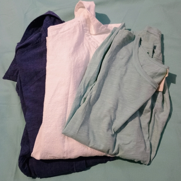 H&M Tops - 💙🤍 NWOT Womens Set 3 Tops Large Casual Spring Summer Casual Comfy